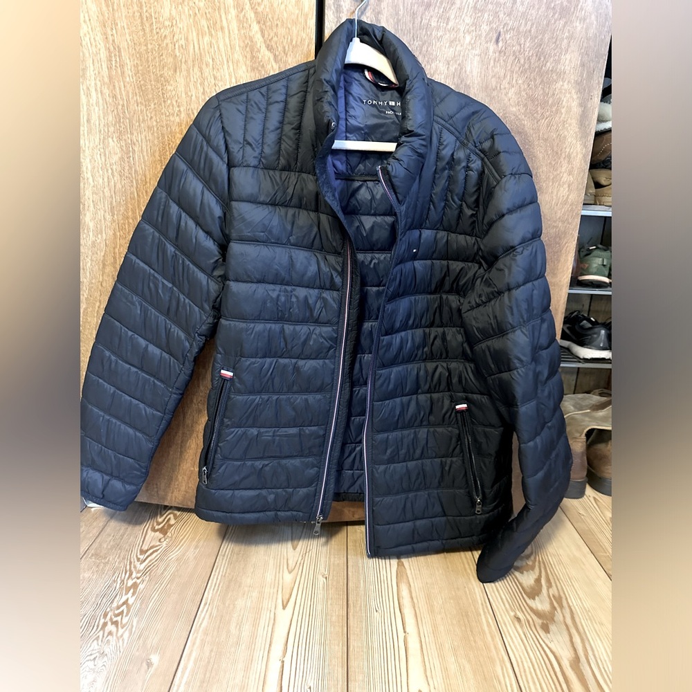 LIKE NEW navy blue Tommy jacket